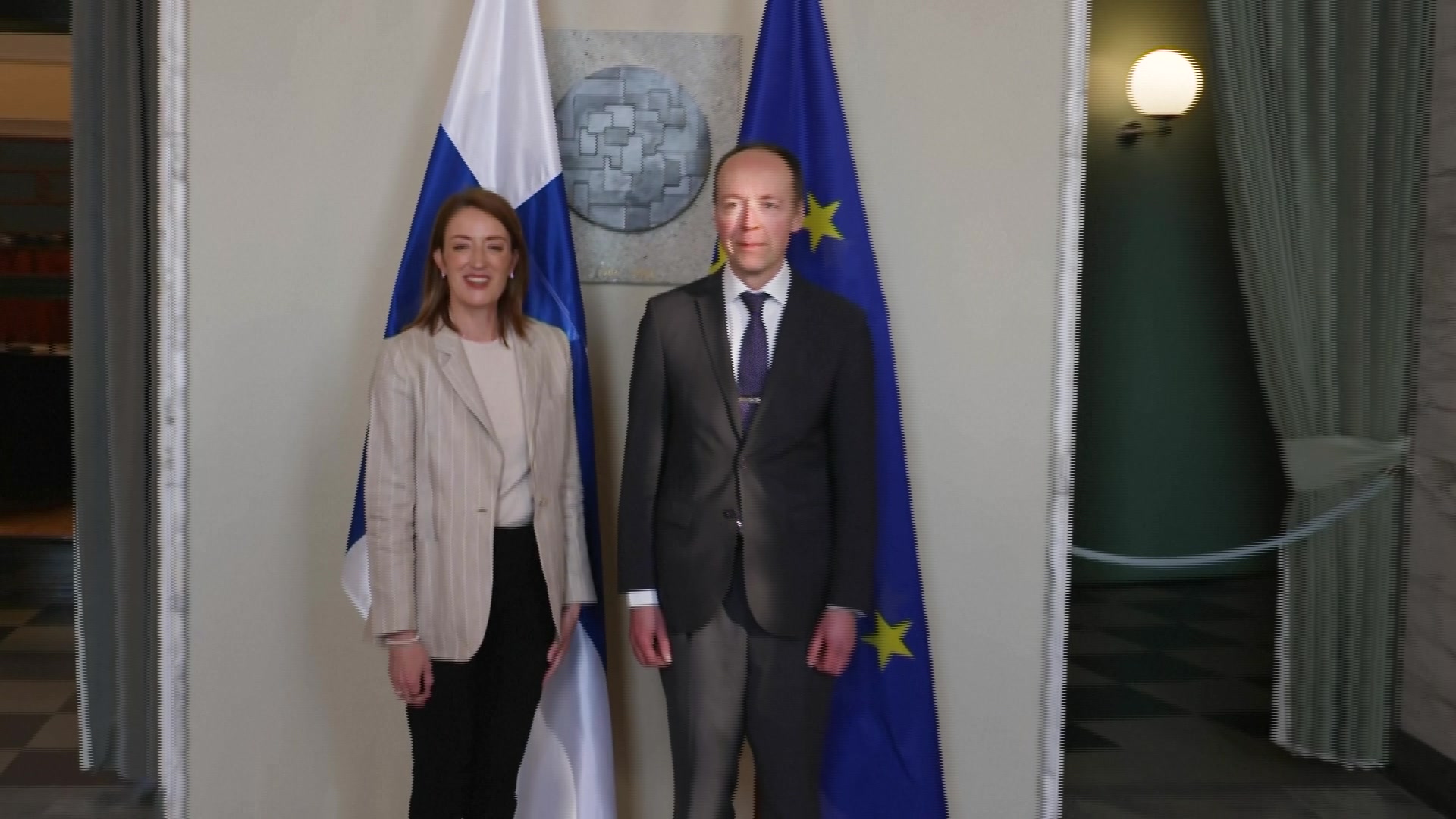 Official visit by Roberta METSOLA, EP President, to Helsinki (Finland) - Meeting with Jussi HALLA-AHO, Speaker of the Finnish Parliament: extracts